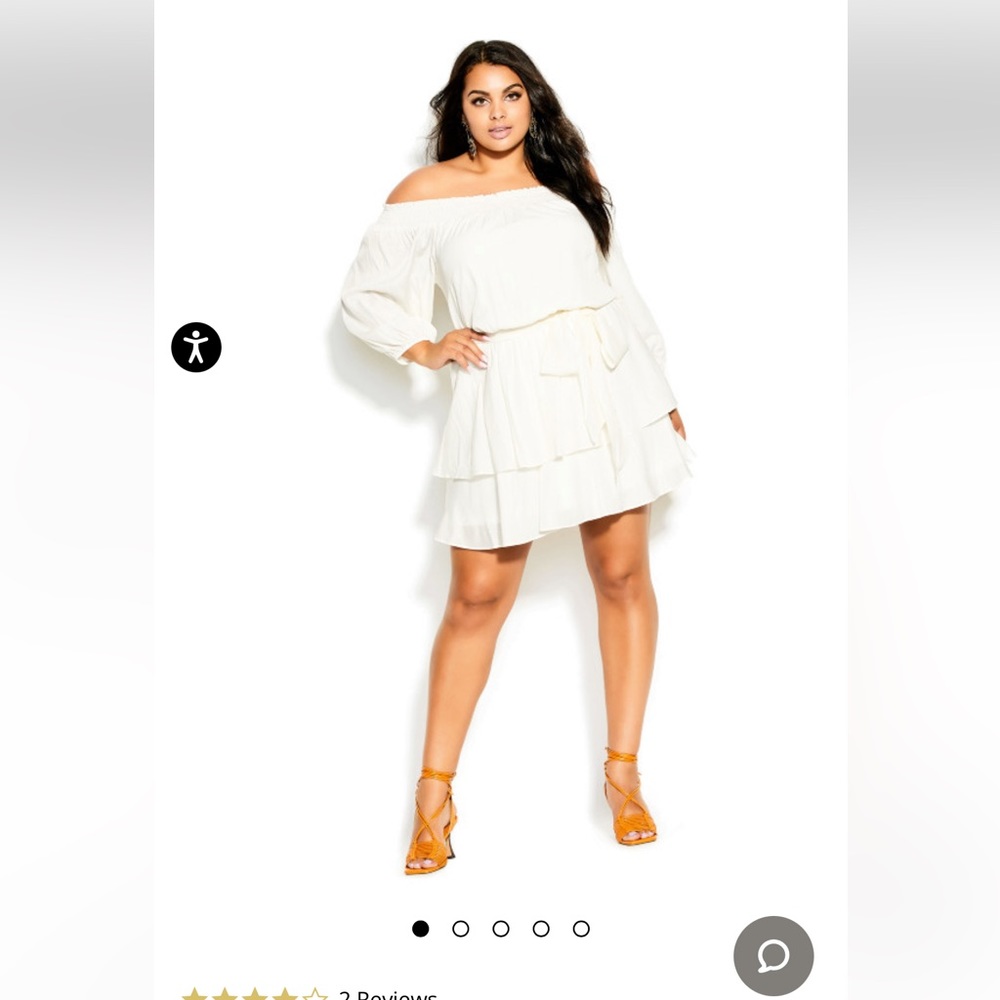 City Chic
Plus Size Cute Frills Dress